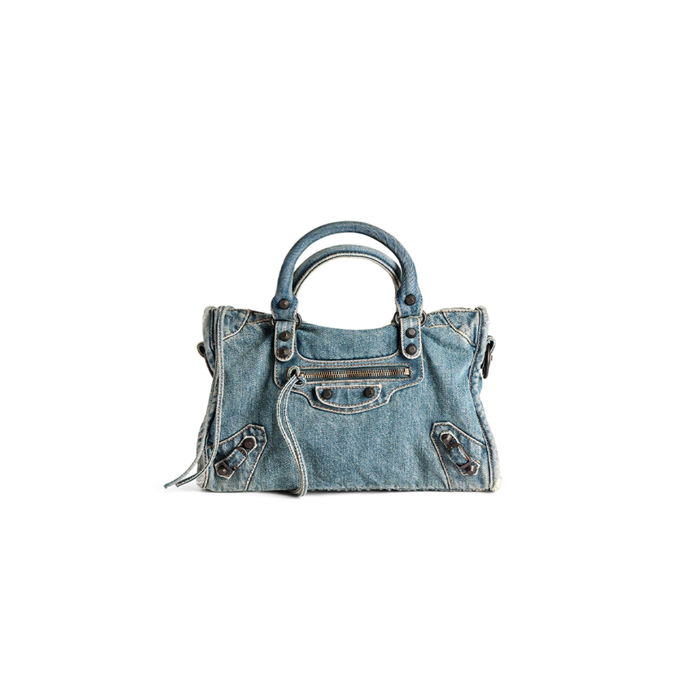 Ba1en*iaga women''s le city bag small in blue 8114422ab1s4727 (30*19*9.6cm)